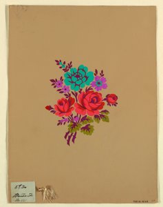 Polychrome Floral Group C by Made by Herman A. Elsberg